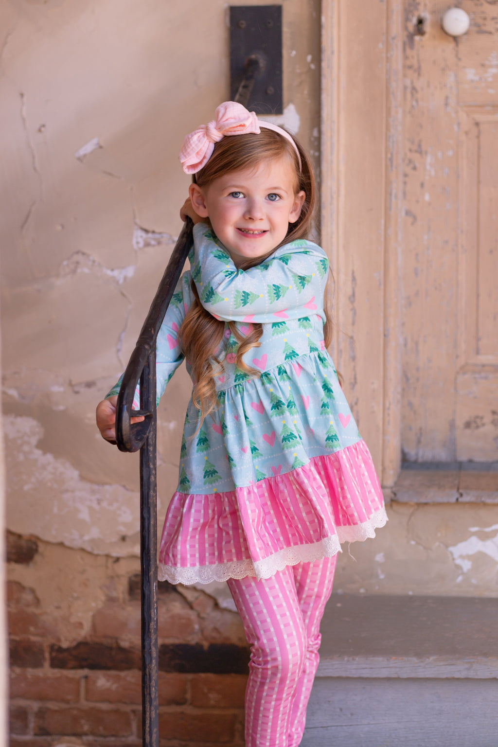 Chloe Tunic Set - Frosted Winterland