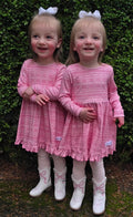 Luxe Ribbed Knit Twirl Dress -Peppermint Pink