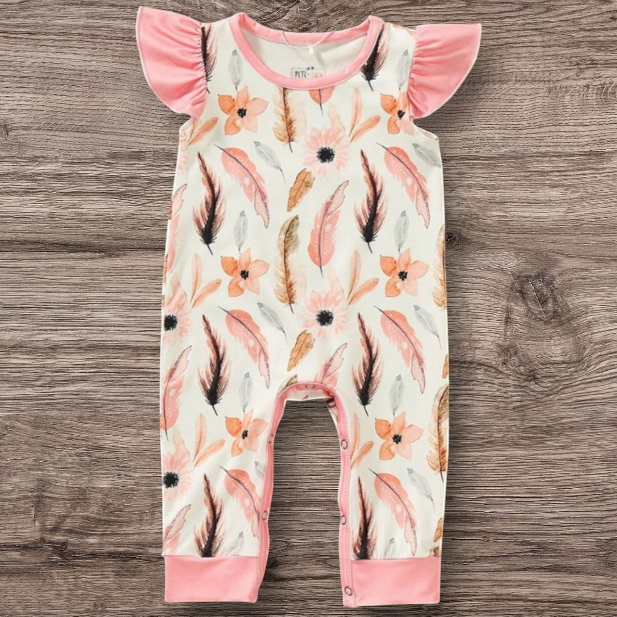 Fancy Feathers Romper